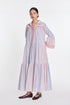 Roscoea collared maxi dress