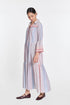 Roscoea collared maxi dress
