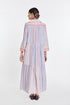 Roscoea collared maxi dress