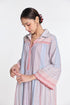 Roscoea collared maxi dress