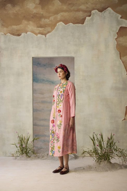 Rose beaded tunic