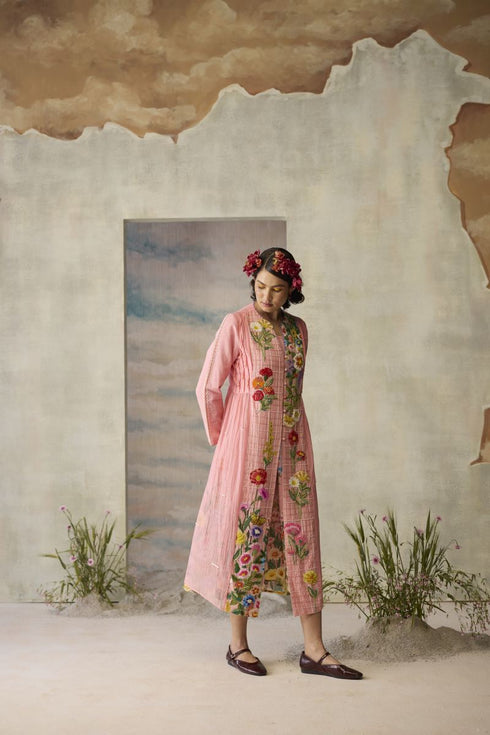 Rose beaded tunic