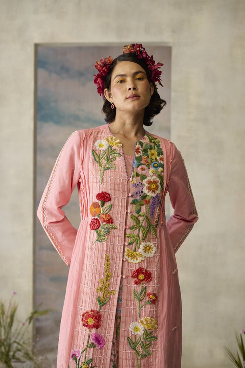 Rose beaded tunic