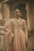 Rose jaipur beige anarkali set