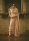 Rose Jaipur beige silk kurta set