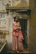 Rose jaipur warm pink sharara set