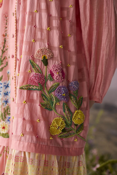 Rose printed dress