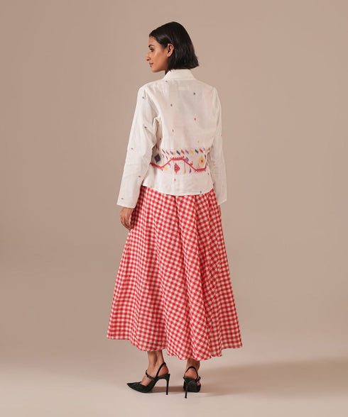 Rose quartz dress with jacket