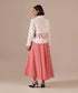 Rose quartz dress with jacket