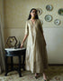 Roshnee chai beige sashiko anarkali