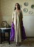 Roshnee chai beige sashiko anarkali