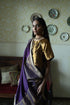 Roshnee charulata gold tissue blouse
