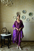 Roshnee purple kaftan set