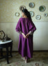 Roshnee purple kaftan set