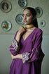 Roshnee purple kaftan set