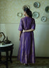 Roshnee purple sashiko anarkali