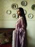Roshnee purple sati sari