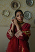 Roshnee red kaftan set