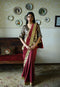 Roshnee red sari