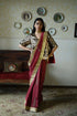 Roshnee red sari