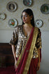 Roshnee red sari