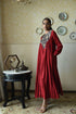 Roshnee vaani red choga dress
