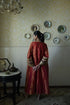 Roshnee waheeda red kaftan