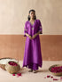 Royal elephant amethyst kaftan set