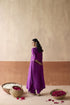 Royal elephant amethyst kaftan set