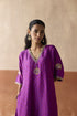 Royal elephant amethyst kaftan set