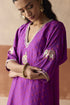 Royal elephant amethyst kaftan set