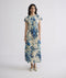 Royal paradise pintuck dress