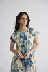 Royal paradise pintuck dress