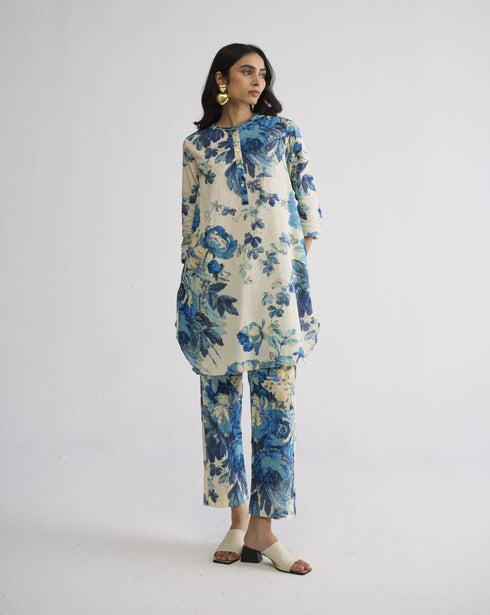 Royal paradise short kurta set