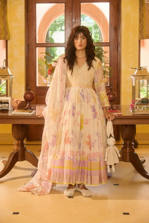 Ruby ivory kurta
