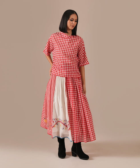 Ruby tide top with skirt