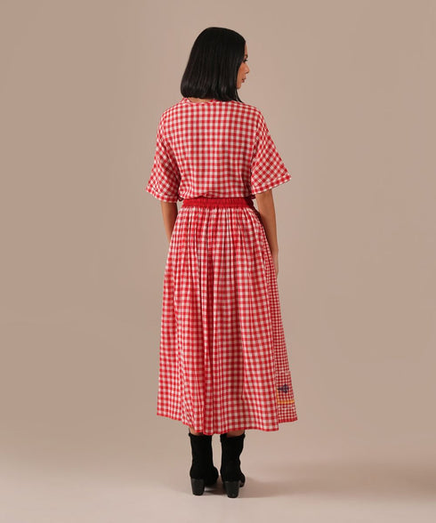 Ruby tide top with skirt