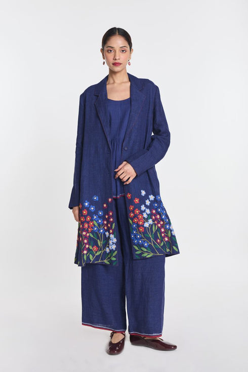 Rudbeckia embroidered jacket