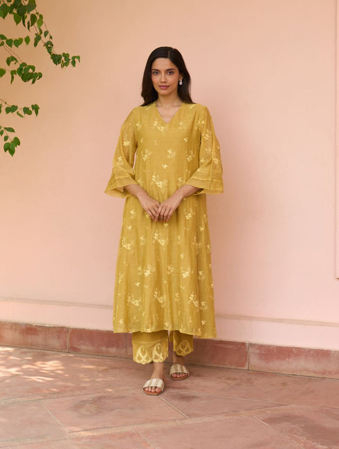 Rue thread embroidered co-ord set