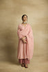 Ruhani soft salmon pink kurta set