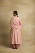 Ruhani soft salmon pink kurta set