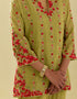 Rukmini green farshi set