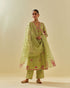 Rukmini green kurta dress set