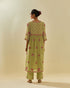 Rukmini green kurta dress set