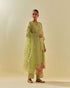 Rukmini green kurta set
