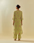 Rukmini green kurta set