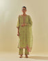 Rukmini green straight kurta set