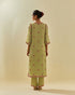 Rukmini green straight kurta set
