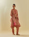 Rukmini pink kalidar kurta set