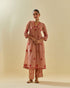 Rukmini pink kurta dress set